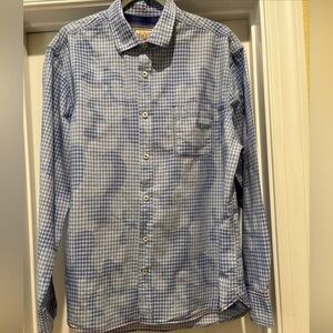 VINTAGE ITALIA TRADE C. 1958 MARK RESERVED STACK MENS XL SHIRT  UNIQUE PATTERN